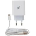 Superfly 38W Dual USB PD and QC Wall Charger with Lightning MFI Cable