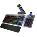 Mountain Everest Keyboard Max (Modular Numpad, Media Dock and Cherry MX Brown Switches, Gunmetal ...