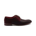 Genuine Leather Lace Up - Red - Red / UK 11