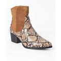 SEDUCTION LADIES` ANKLE BOOT - BEIGE