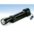 METAL D RECHARGEABLE TORCH 12/24/220V BLACK FROM ANSMANN GERMANY