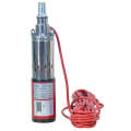 50M 24V 250W Solar Submersible Borehole water pump with built-in controller