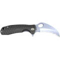 Honey Badger Serrated Claw Medium Folding Knife - Black