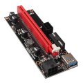 PCIe Riser Card - VER009S V2 12V - 2 x 6PIN + 4PIN