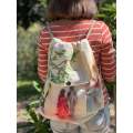 Figurative Hand Painted Cotton Bag