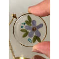 Petit flower and Fynbos Round Resin Jewellery