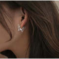 Sterling silver plated butterfly earrings