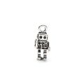 Chappie / Robot / Silver Alloy Charm