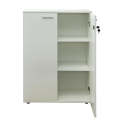 Denver Office 2 Door 2 Shelf Filing Cabinet | White