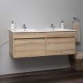 Stylo Deluxe Floating Vanity  | 2 Drawer | 1200 | Washed Shale