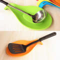 1Pc Silicone Spoon Heat Resistant Mat - Orange