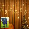 Curtain String Lights | Christmas 3.5m Outdoor Solar