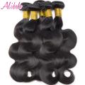 Brazilian Body Wave Hair Natural Color 100% Human Hair Weave Bundles Can Be Colored 10... - 22inches