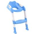 Folding Toddler Potty Training Toilet Ladder (Blue)