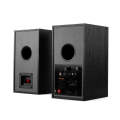 Klipsch R-51PM Powered Bookshelf Speakers - Black (Pair) + Klipsch R-121SW Subwoofer - Black (Pair)