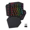 REDRAGON Diti Elite One-Handed RGB Wireless Mechanical Gaming Keyboard  Black