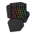 REDRAGON Diti Elite One-Handed RGB Wireless Mechanical Gaming Keyboard  Black