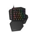 Redragon Diti Elite Pro One-Handed RGB Wireless Mechanical Gaming Keyboard  Black