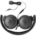 JBL T500 Wired On-Ear Headphones - Black