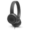 JBL T500 Wired On-Ear Headphones - Black