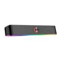 REDRAGON 2.0 Sound Bar ADIEMUS 2 x 3W RGB USB|Aux PC Gaming Speaker  Black