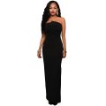 Black Origami Top Strapless Maxi Dress - Black / (US 12-14)L