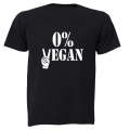 0% Vegan - Adults - T-Shirt