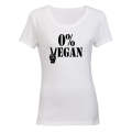 0% Vegan - Ladies - T-Shirt