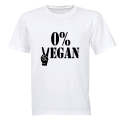 0% Vegan - Adults - T-Shirt