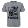 11 Years of Being Awesome - Kids T-Shirt