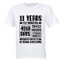 11 Years of Being Awesome - Kids T-Shirt