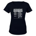 Accountant Hourly Rate - Ladies - T-Shirt