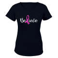 Believe - Cancer Support - Ladies - T-Shirt