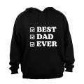 Best Dad Ever - Checked - Hoodie