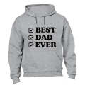 Best Dad Ever - Checked - Hoodie