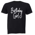 Birthday Girl - Love Heart - Kids T-Shirt