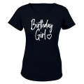 Birthday Girl - Love Heart - Ladies - T-Shirt