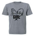 Birthday Girl - Heart - Kids T-Shirt