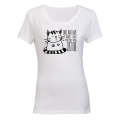 Cats Are Like Potato Chips - Ladies - T-Shirt