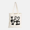 Crazy Love - Eco-Cotton Natural Fibre Bag