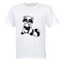 Cute Raccoon - Kids T-Shirt