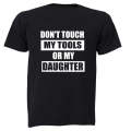 Don't Touch - Dad Rules - Adults - T-Shirt