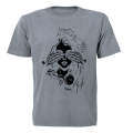 Eyes Closed - Skeleton Hands - Adults - T-Shirt