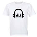 Feel The Beat - Headphones - Adults - T-Shirt