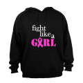 Fight Like A Girl - Cancer Ribbon - Hoodie