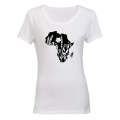 Floral Africa - Ladies - T-Shirt