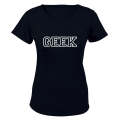 Geek - Outline - Ladies - T-Shirt