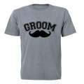 Groom - Mustache - Adults - T-Shirt