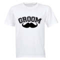 Groom - Mustache - Adults - T-Shirt