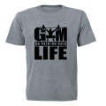 Gym Life - No Pain No Gain - Adults - T-Shirt